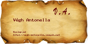 Végh Antonella névjegykártya